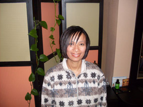Beatifully Styled Hair of a Woman