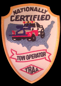 Nationally Certified TRAA Tow Operator